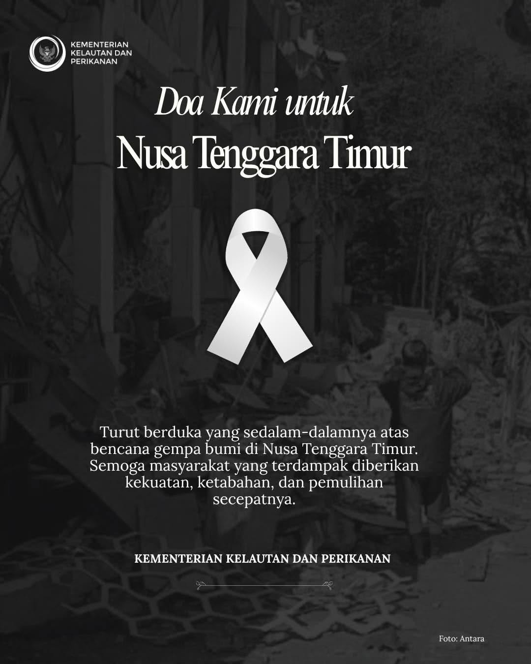 Doa kami untuk seluruh masyarakat Nusa Tenggara Timur.